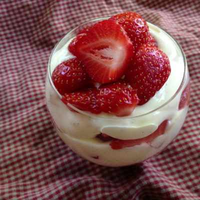 Tiramisu aux fraises