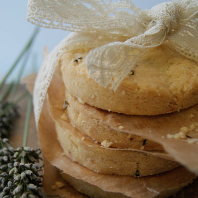 Shortbread à la lavande et au citron