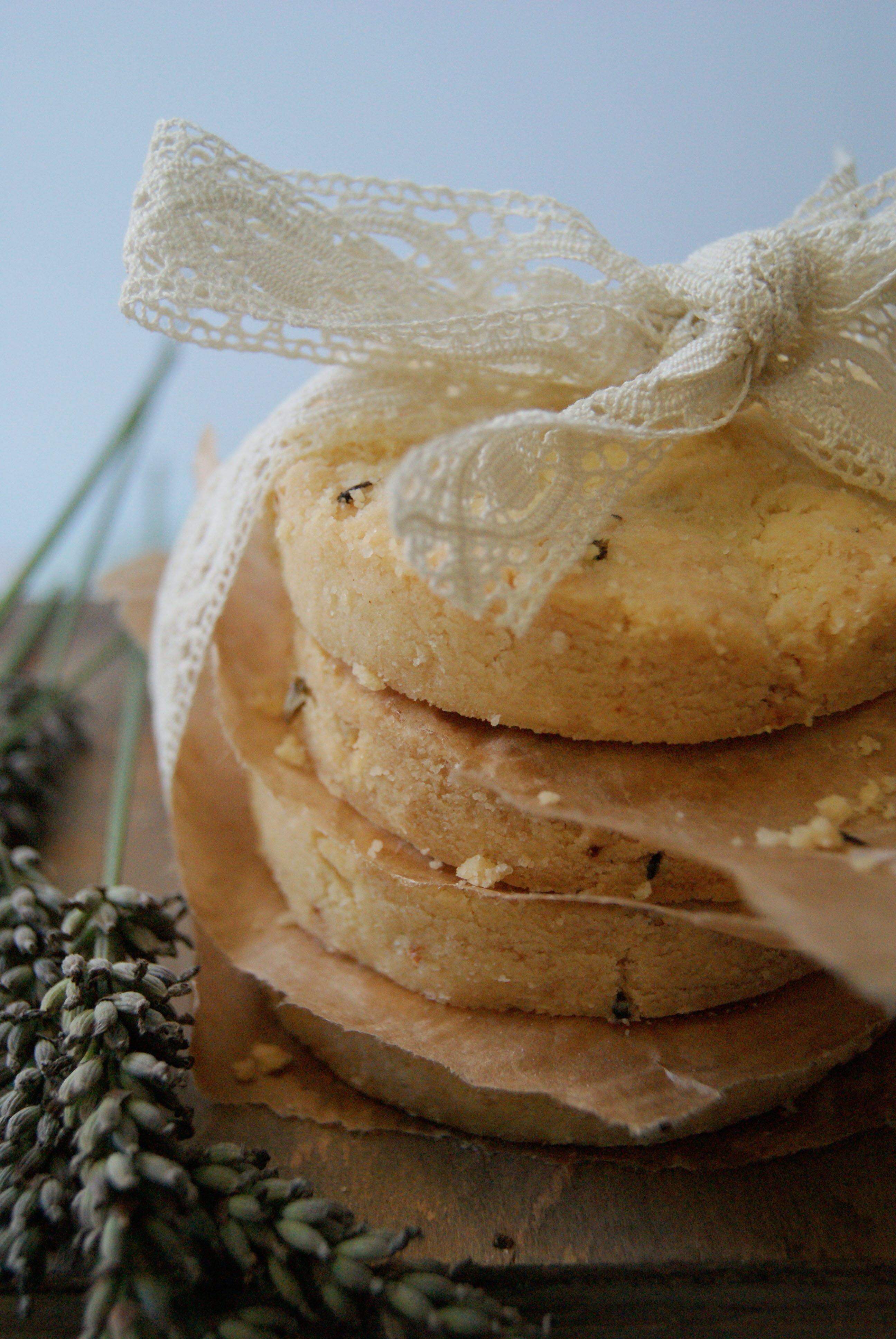 Shortbread à la lavande et au citron