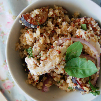 Comme un taboulé de quinoa aux figues