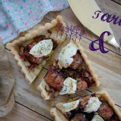 Tarte aux figues et au chèvre