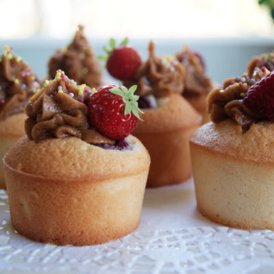 Cupcakes fruits rouges et speculoos