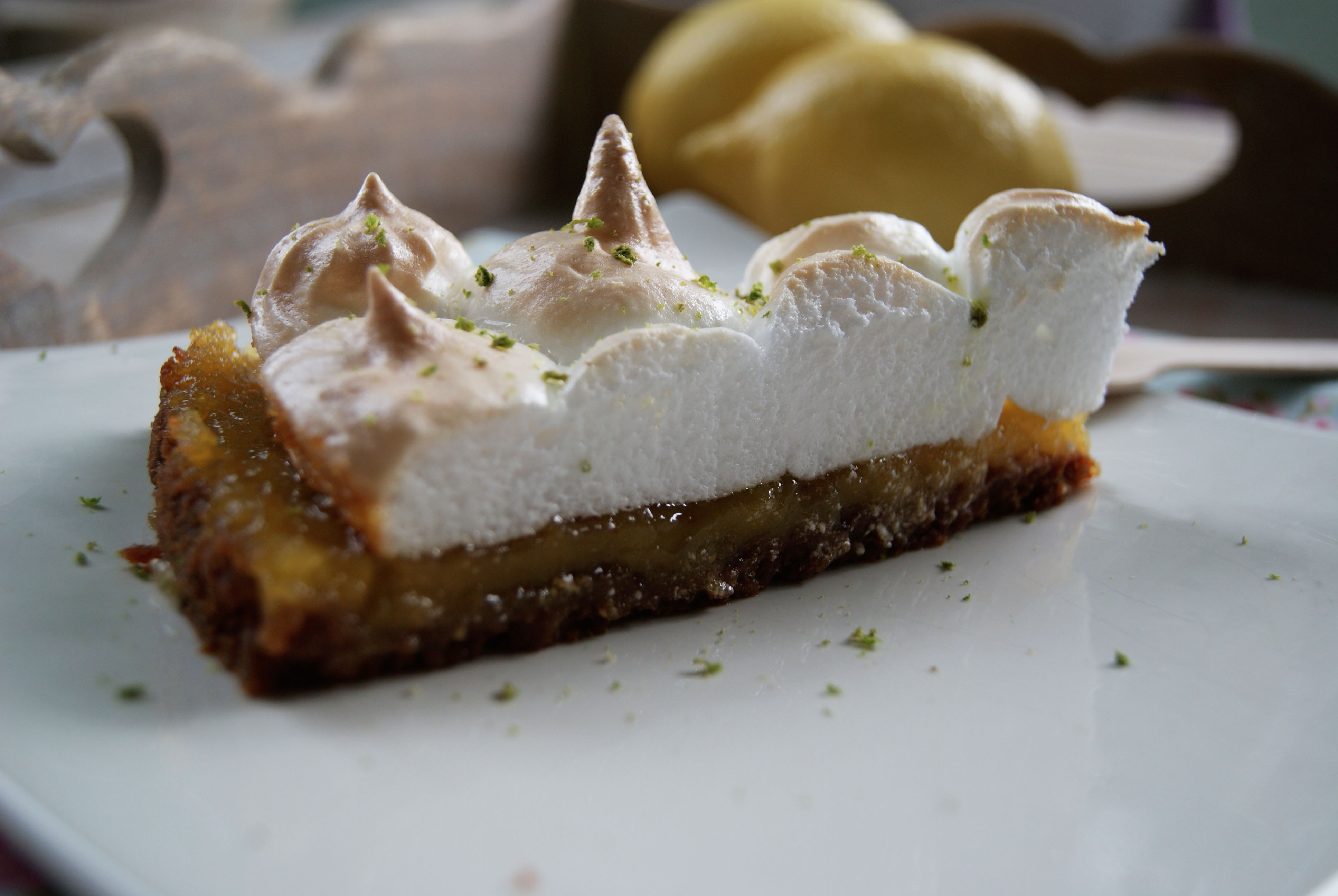 Tarte au citron meringuée et speculoos