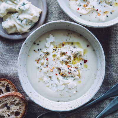 Velouté de chou-fleur au gorgonzola