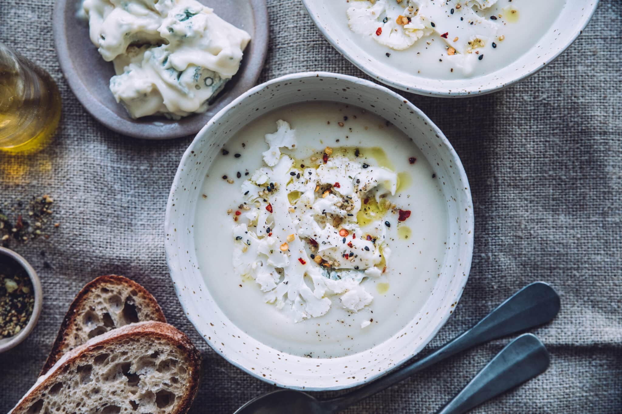 Velouté de chou-fleur au gorgonzola