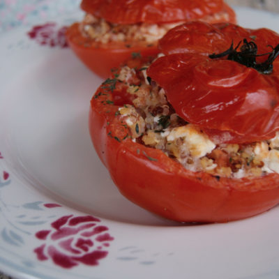 Tomates farcies au quinoa et feta