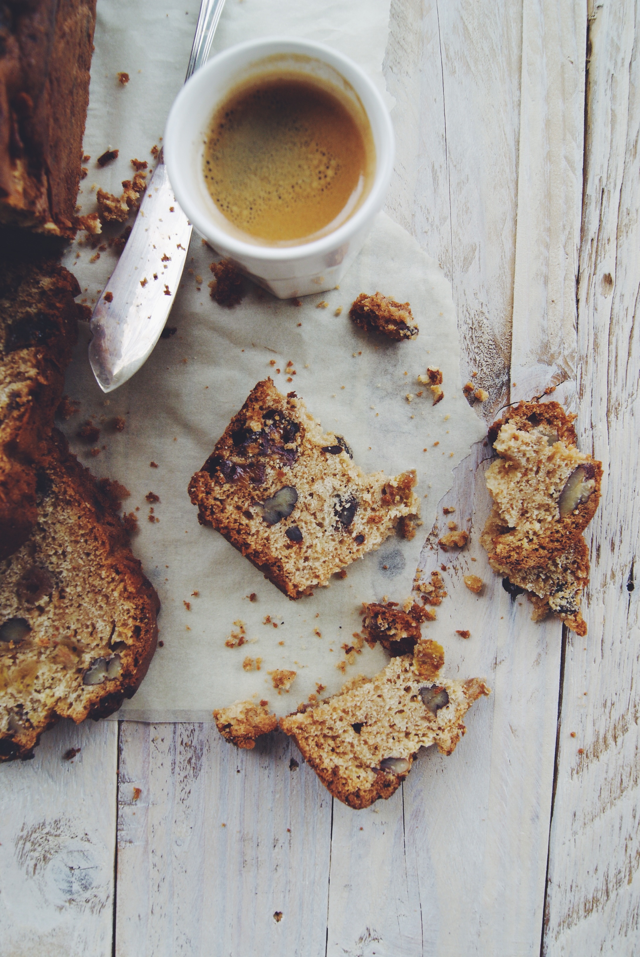 Banana bread aux bananes séchées