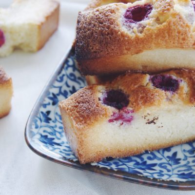 Financiers aux framboises