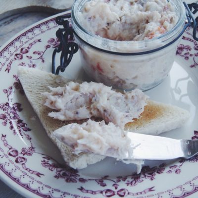 Rillettes de cabillaud au gingembre et citron vert