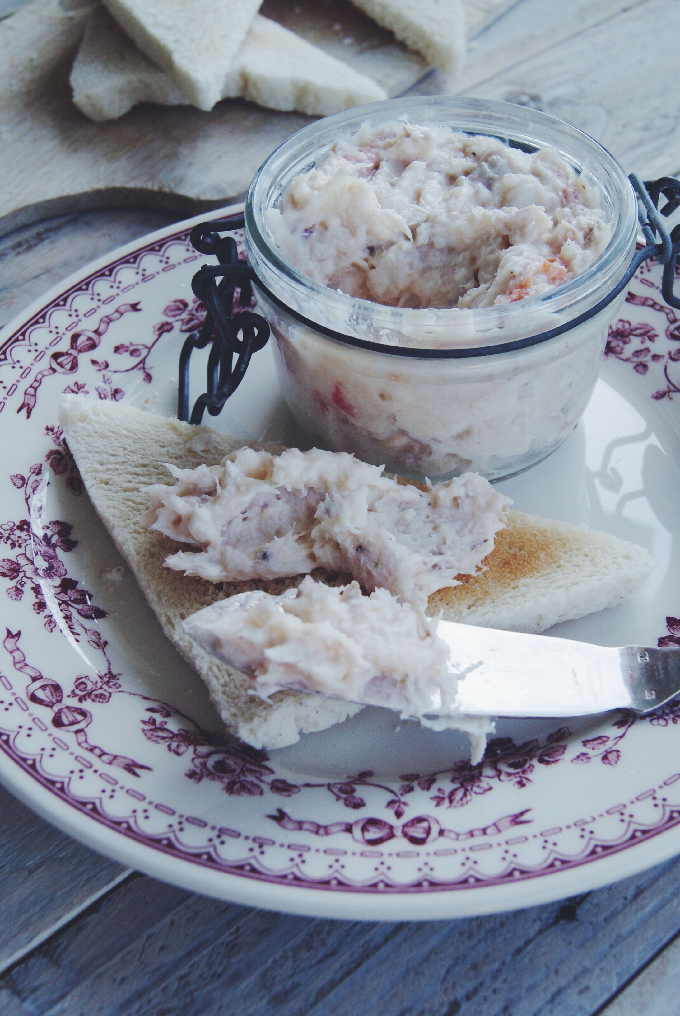 Rillettes de cabillaud au gingembre et citron vert