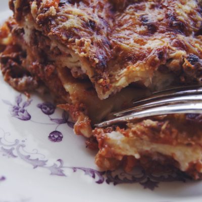 Les véritables lasagne al ragu’ de Bologne