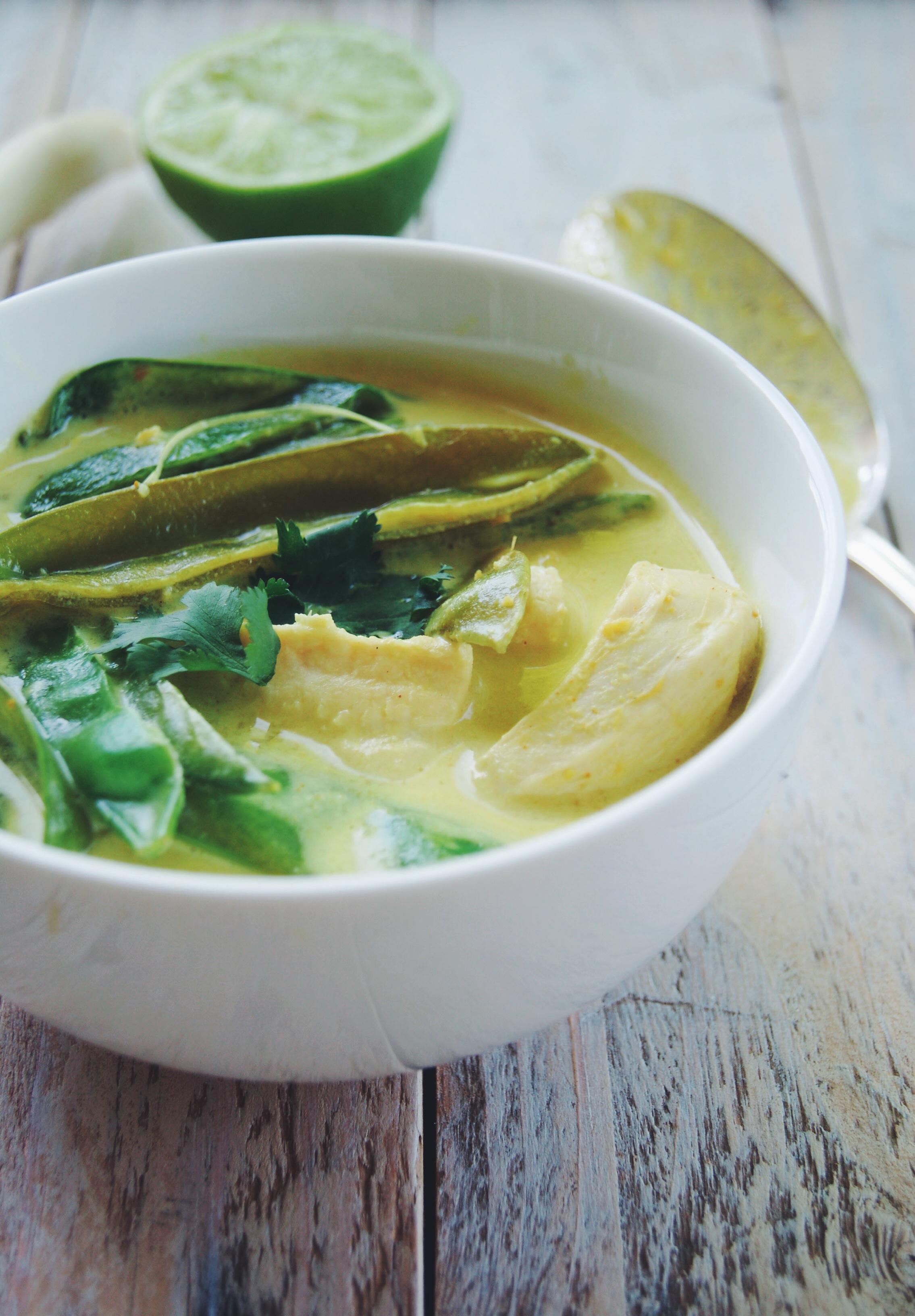 Soupe Tom Kha Kai au poulet