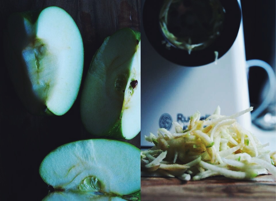 Salade d’endives, fourme d’ambert, noix et pomme verte