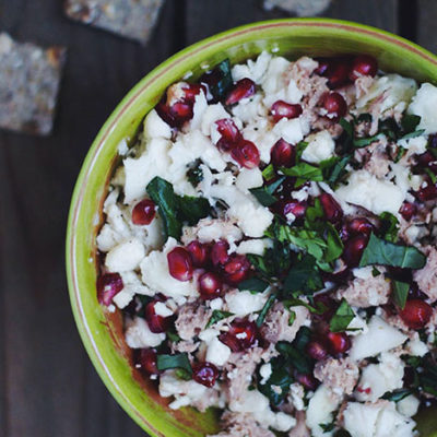 {Dans ma lunch box} Taboulé de chou-fleur & grenade