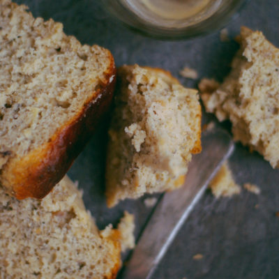 Banana bread léger au peanut butter