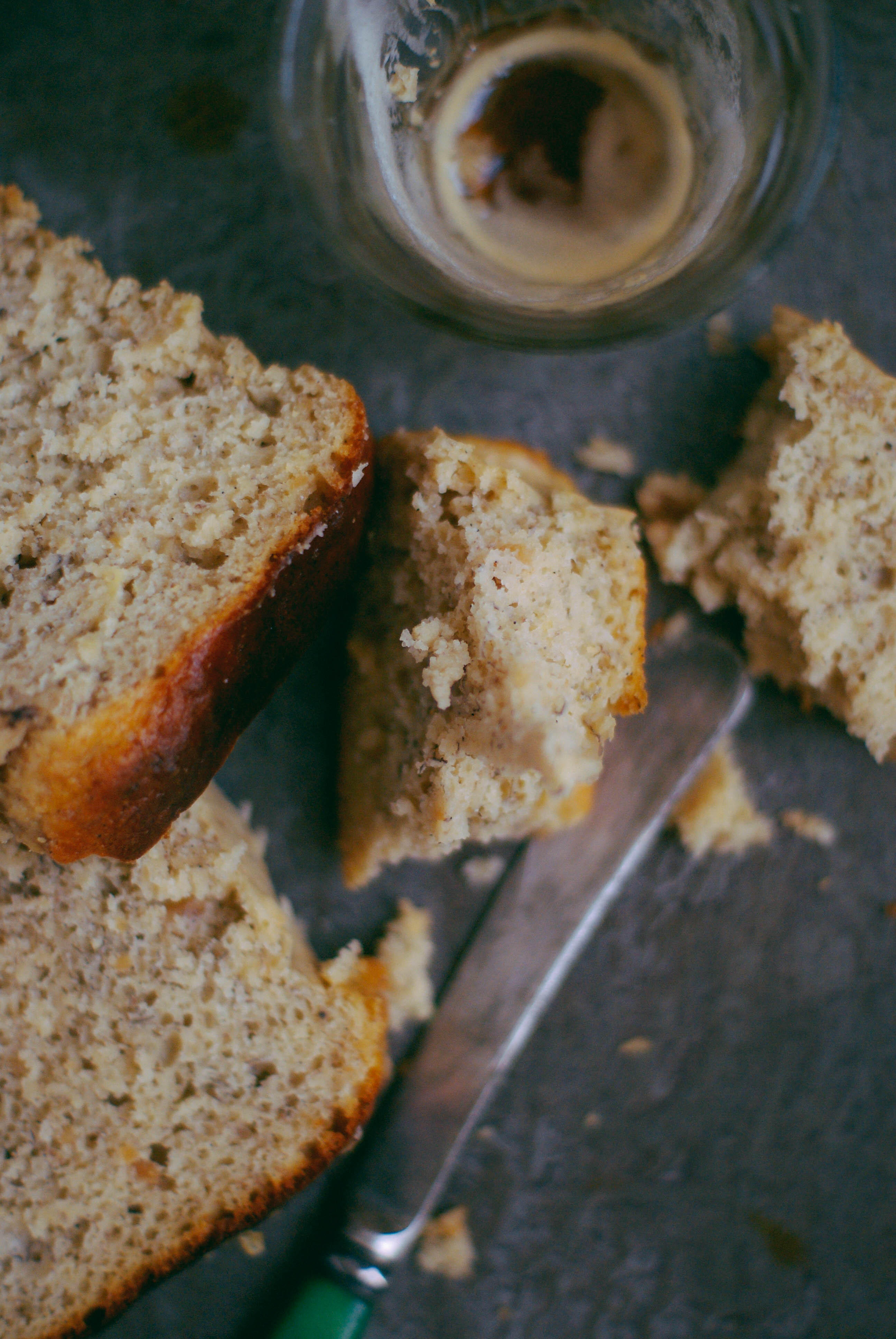 Banana bread léger au peanut butter