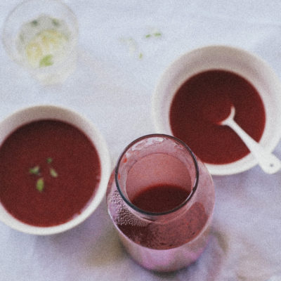 Soupe de fraises