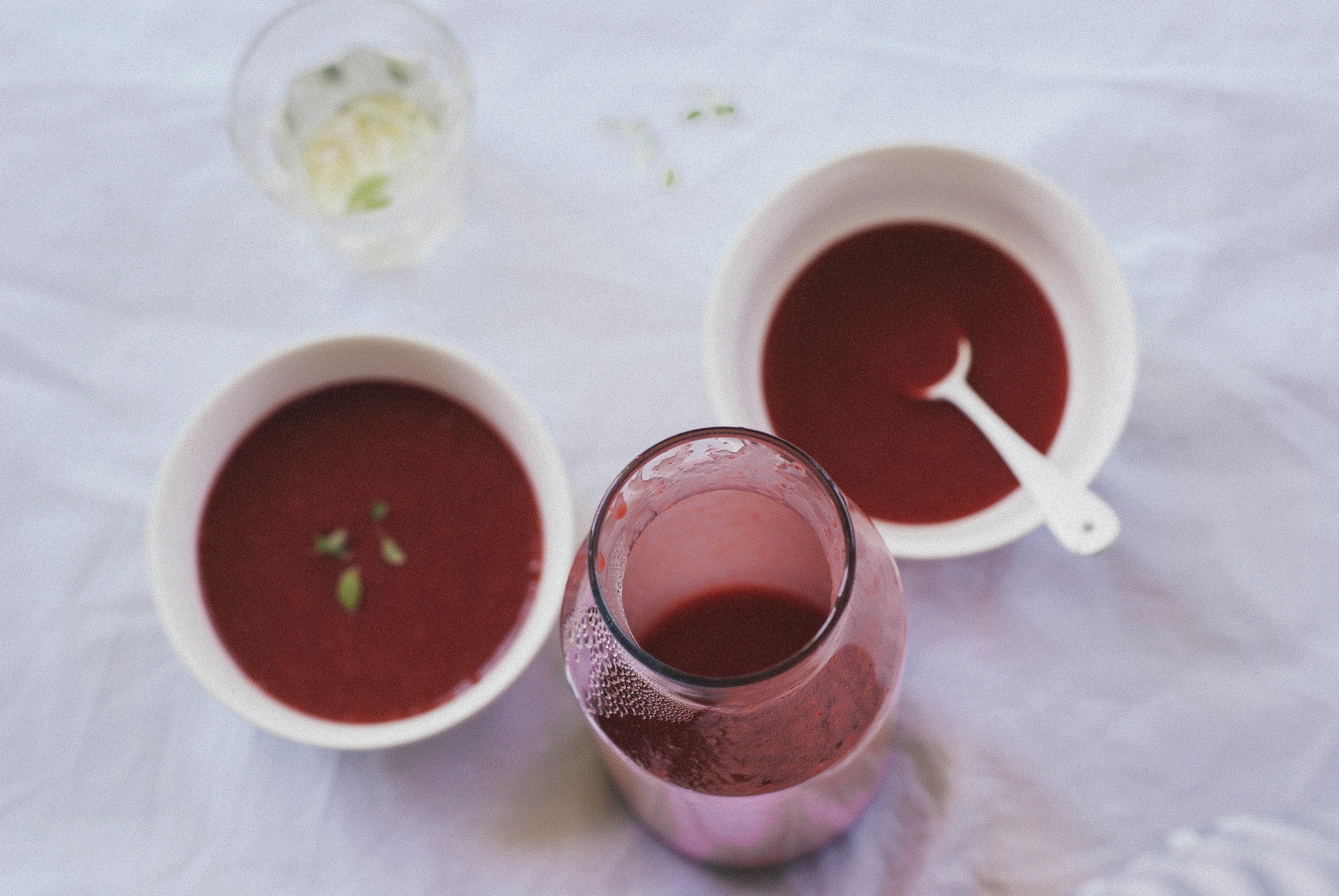 Soupe de fraises