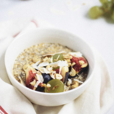 Overnight chia oatmeal