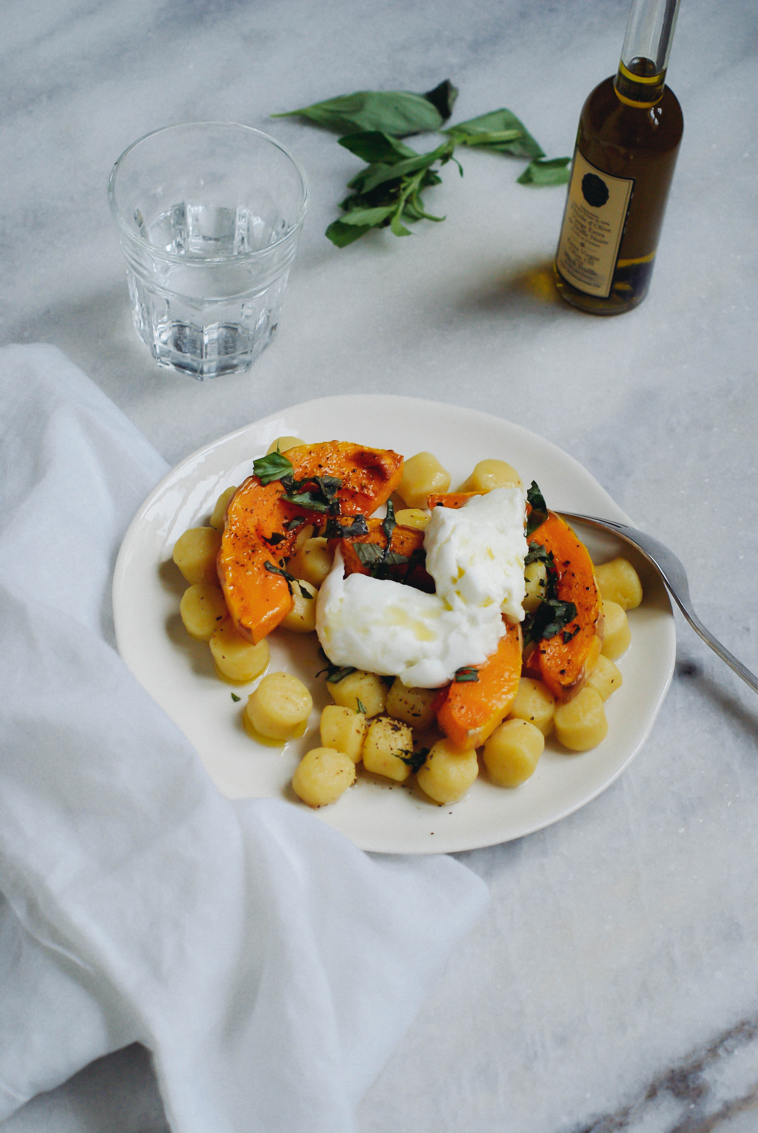 Gnocchis, butternut, mozza & truffe