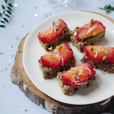 Toast de saumon gravlax & pain qui change la vie