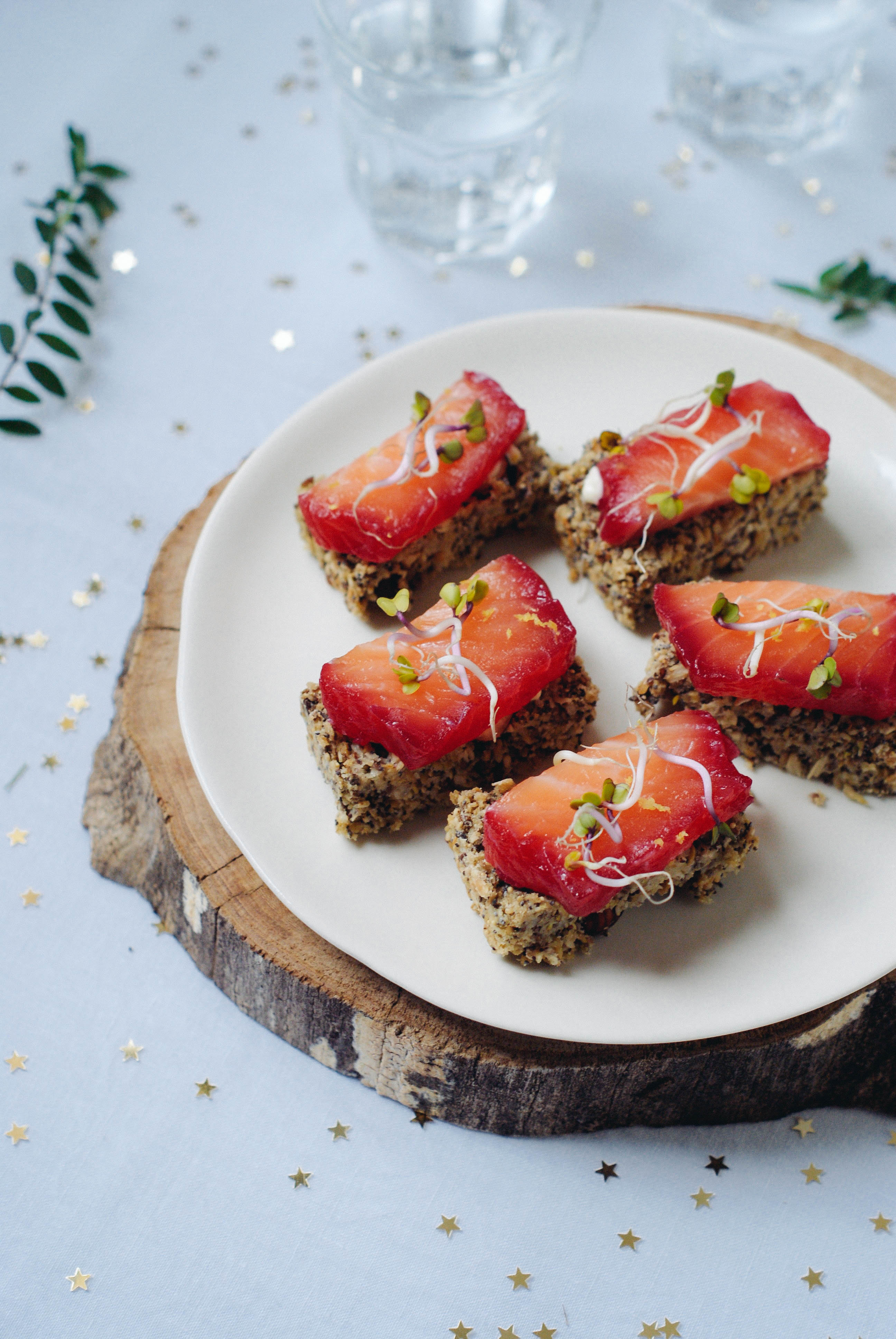 Toast de saumon gravlax & pain qui change la vie