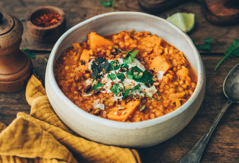 Dhal de lentilles corail