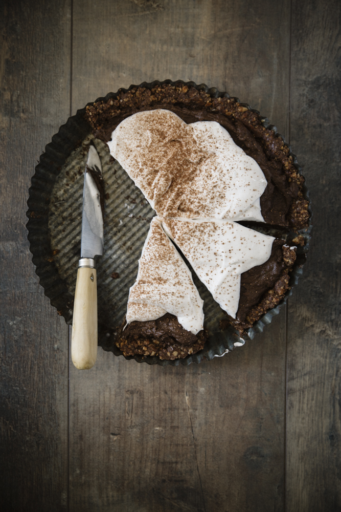 Tarte crue au chocolat