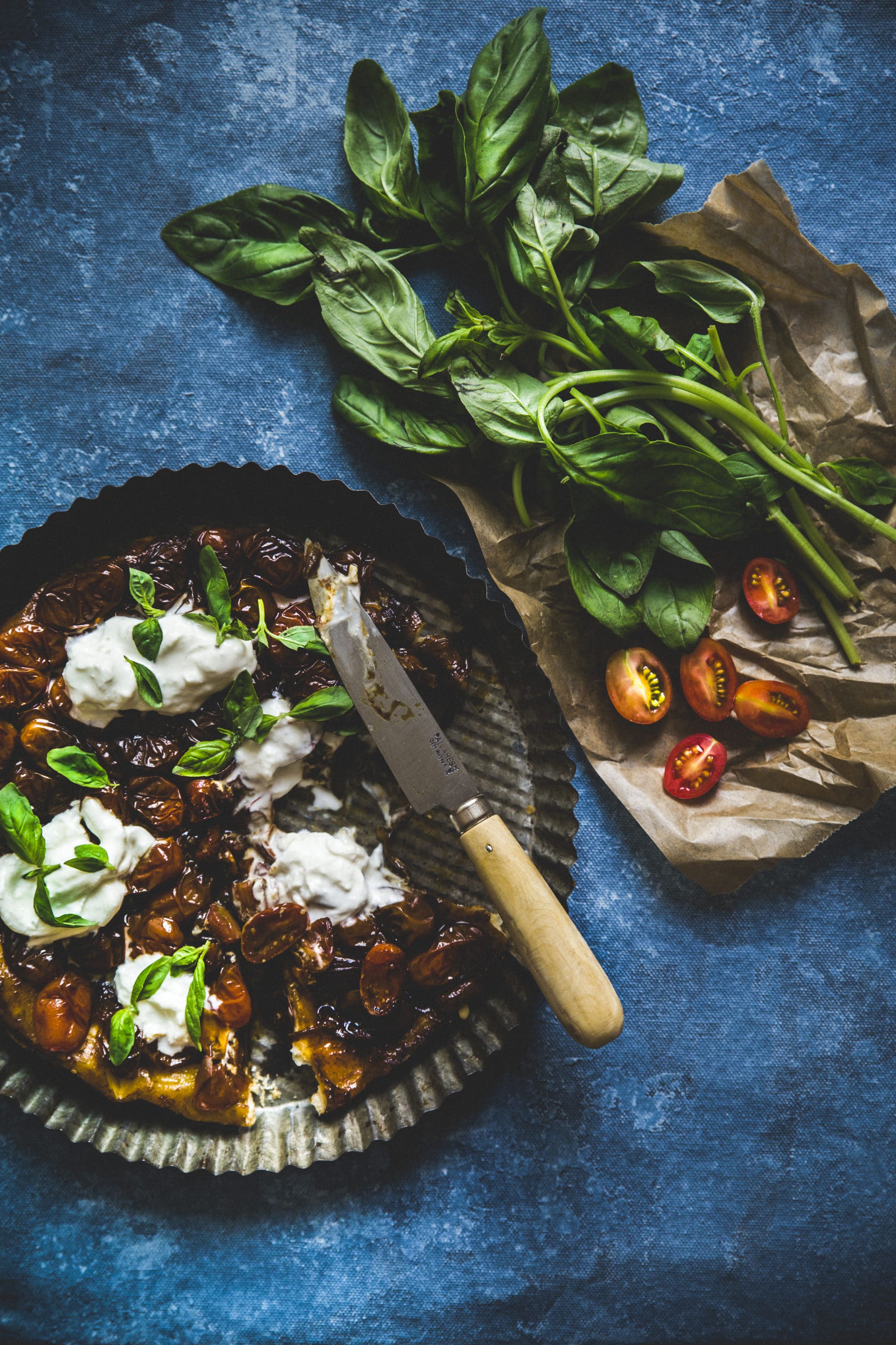 Tatin tomates stracciatella megandcook Mégane Arderighi food stylist