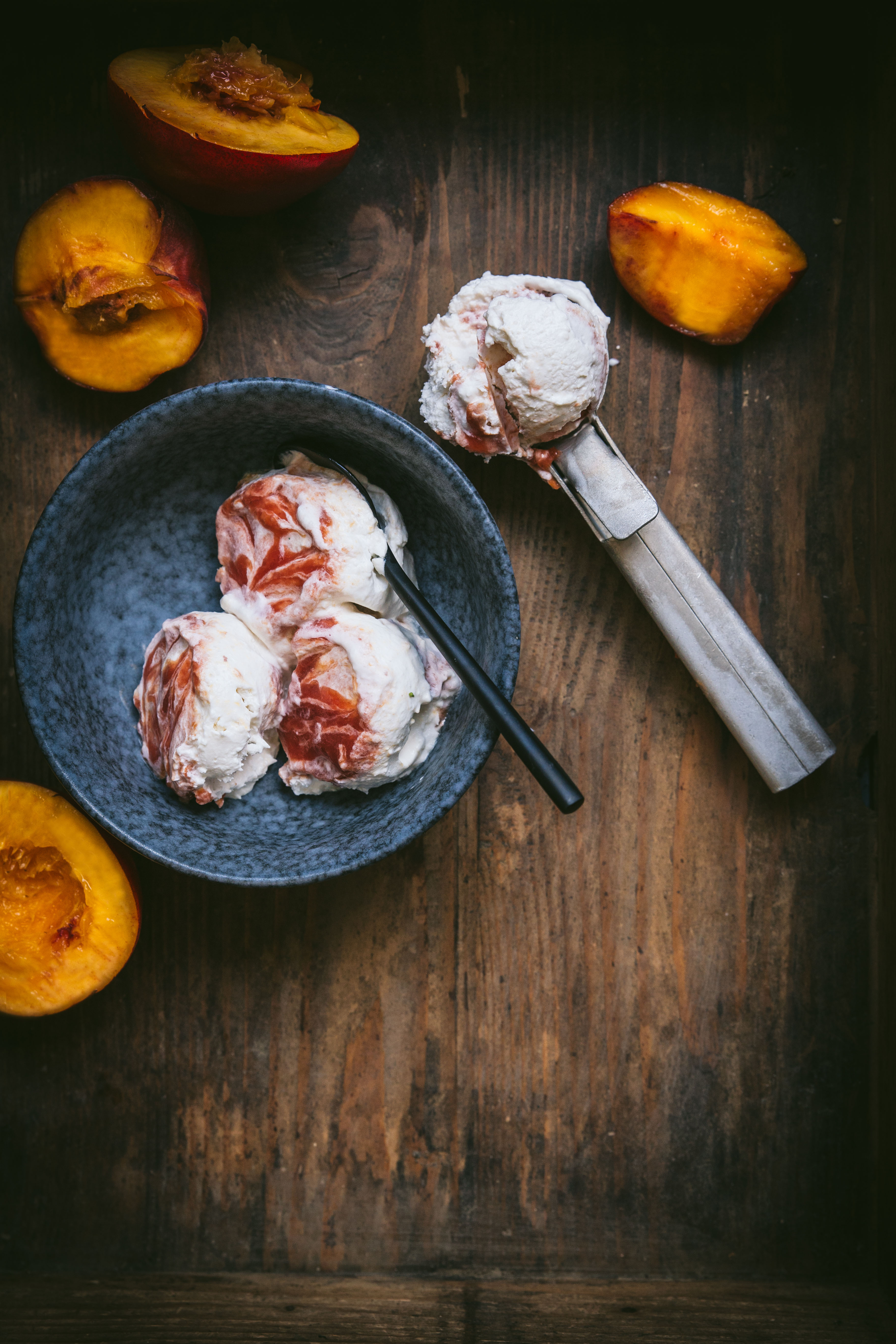 Glace noix de coco pêche - Mégane Ardérighi 