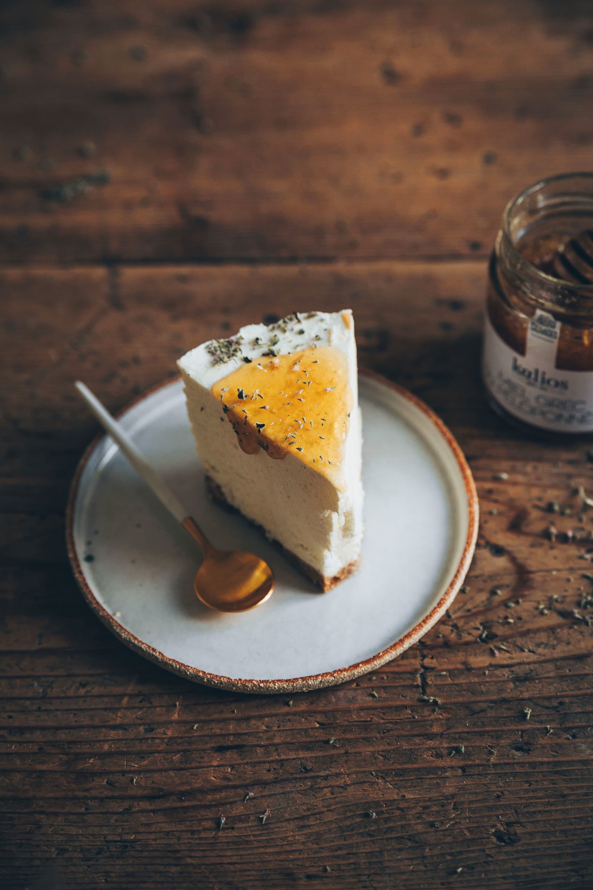 Cheesecake glacé au miel