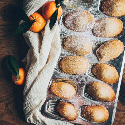 Madeleines à la clémentine