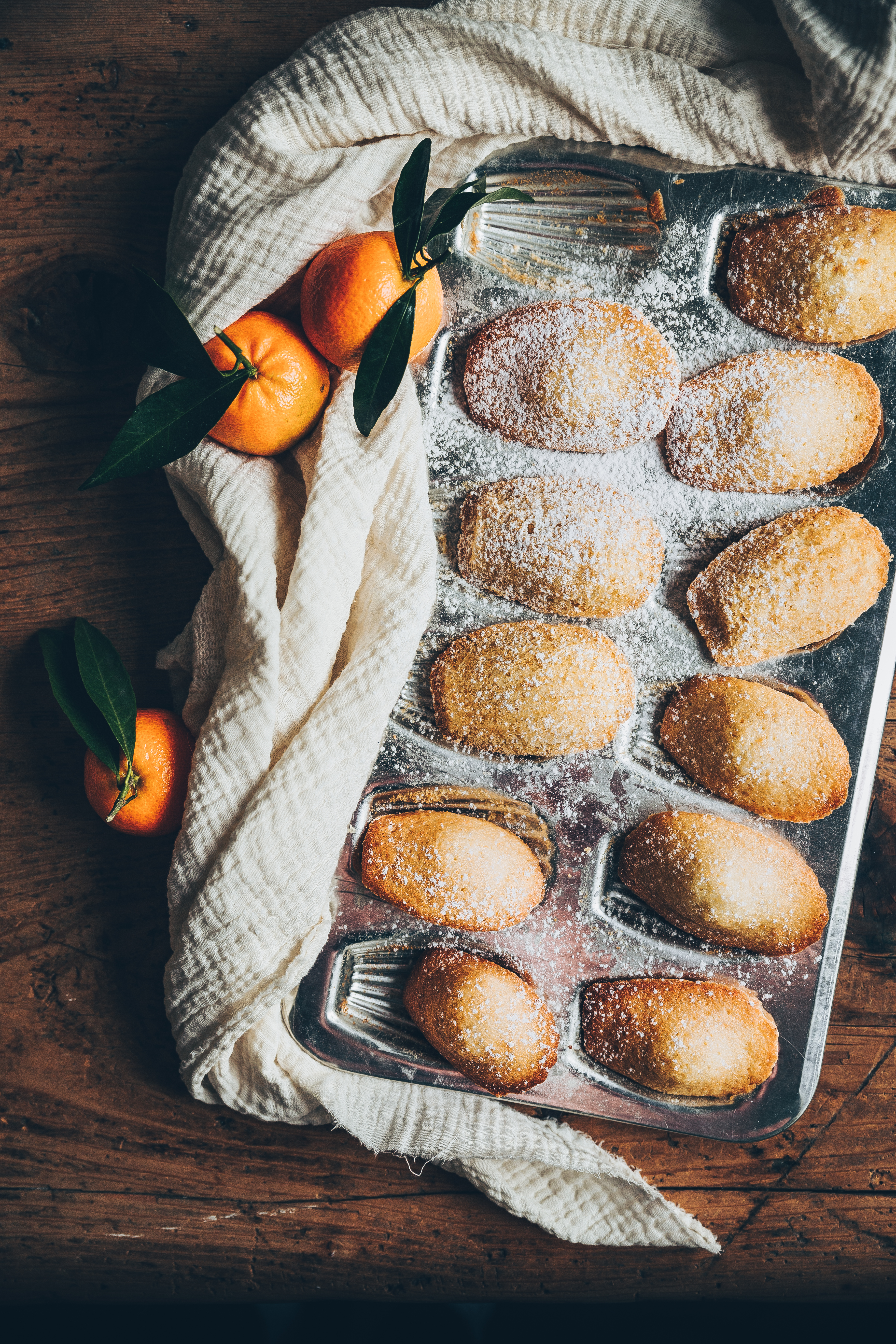 Madeleines à la clémentine