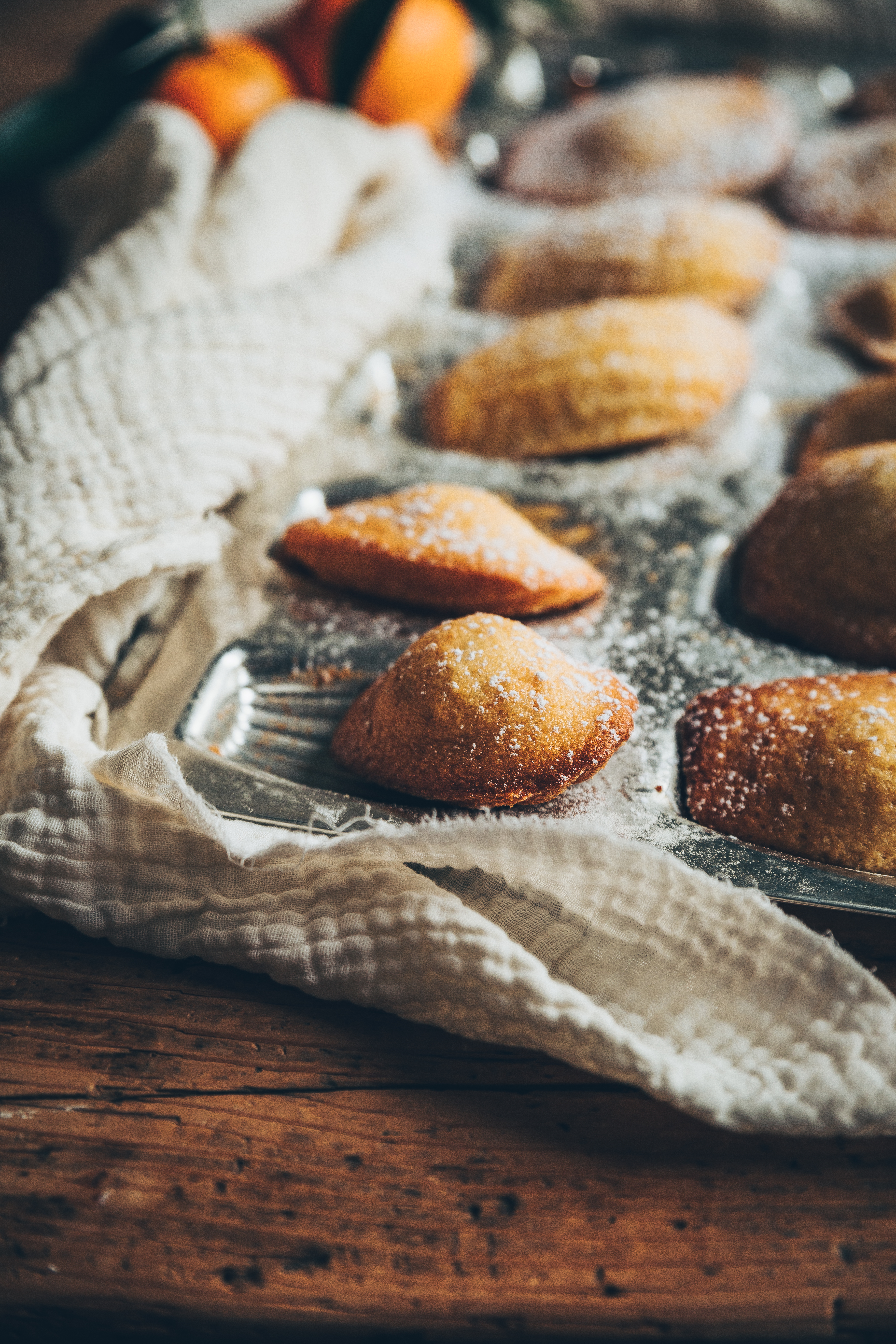 Madeleines clémentines recette