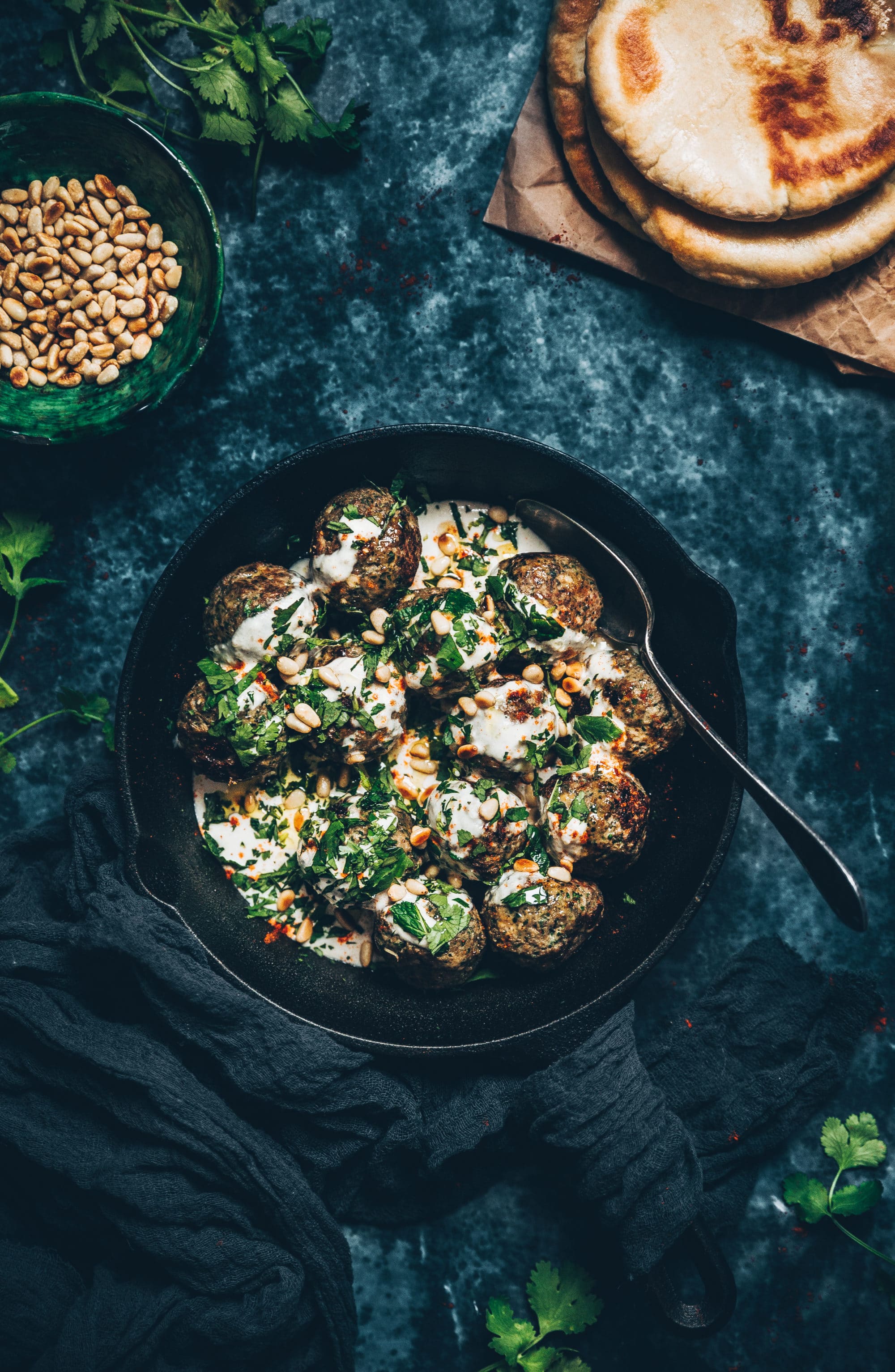 Boulettes d’agneau & sauce tahini