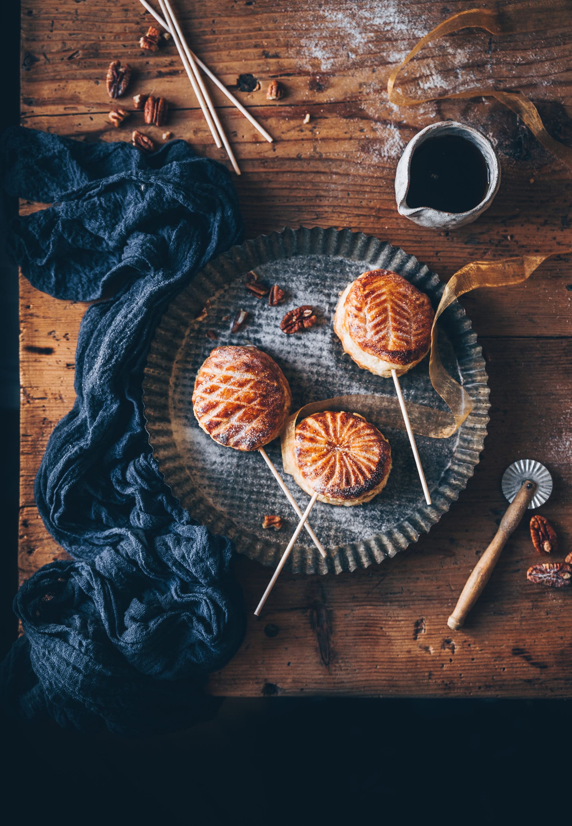 Galette des rois épiphanie pécan sirop d'érable