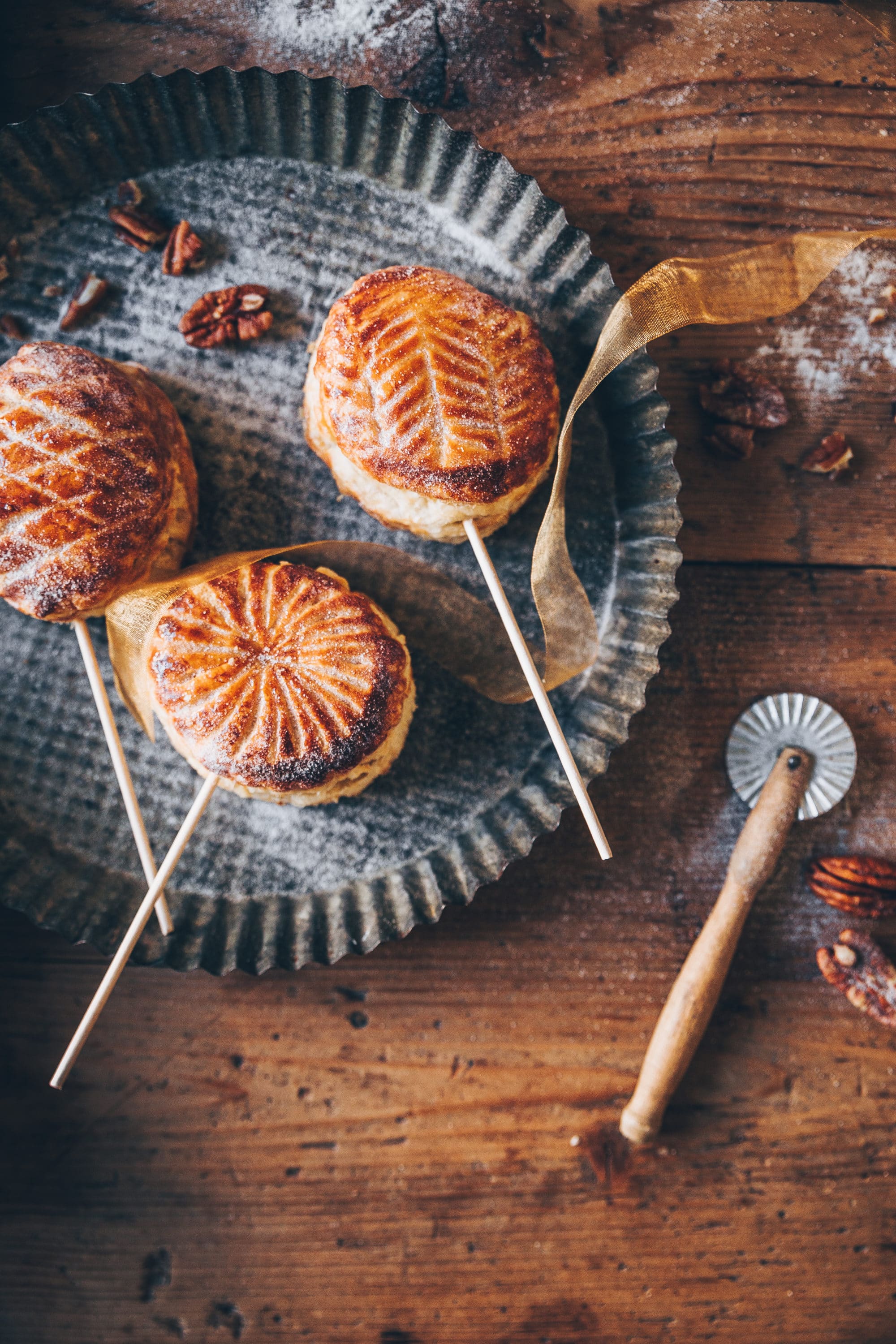 Galette des rois épiphanie pécan sirop d'érable