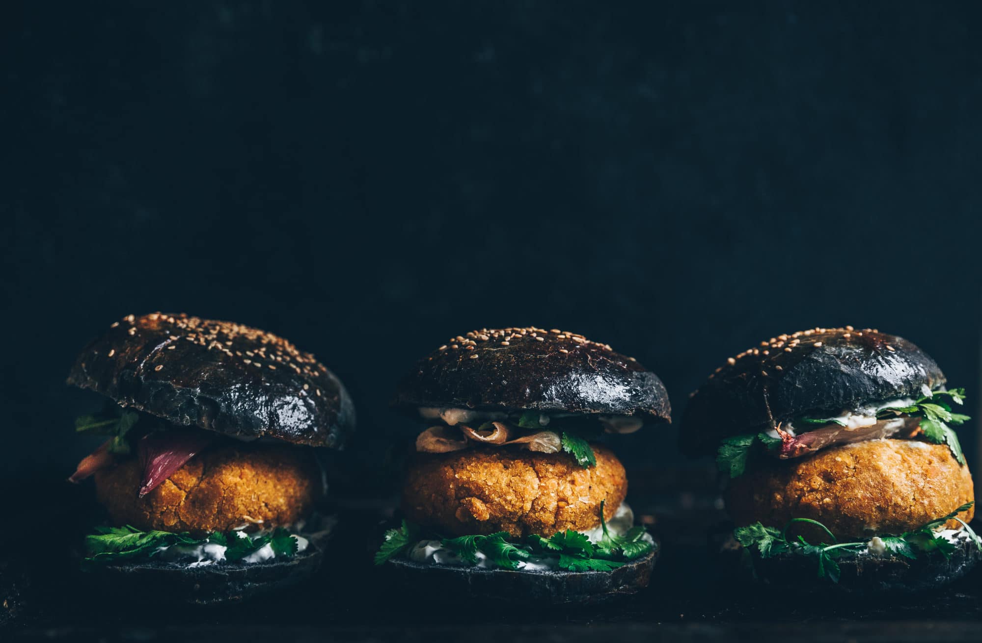 Veggie burger aux lentilles corail