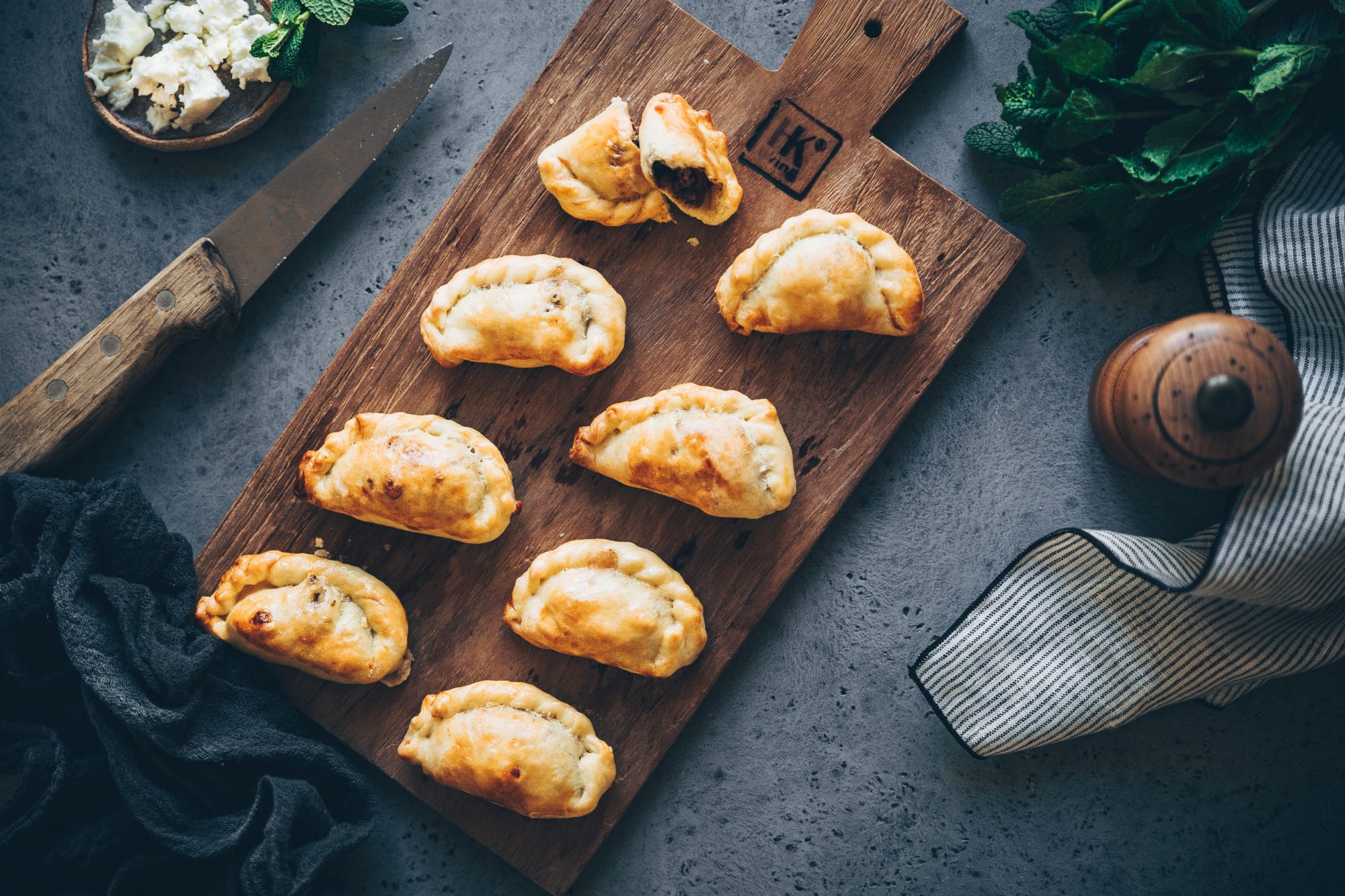 Empanadas à l’agneau & feta