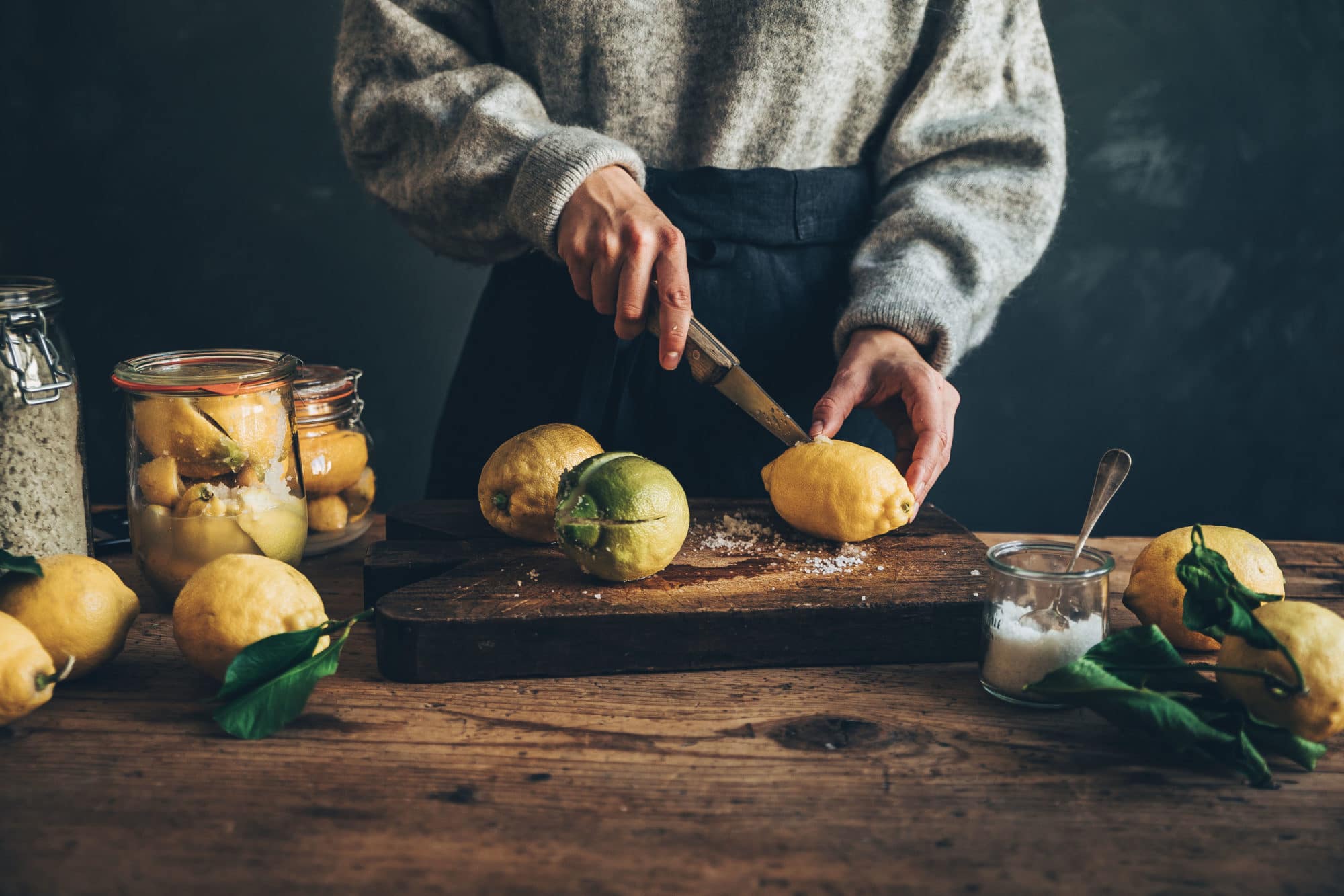 Citrons confits maison