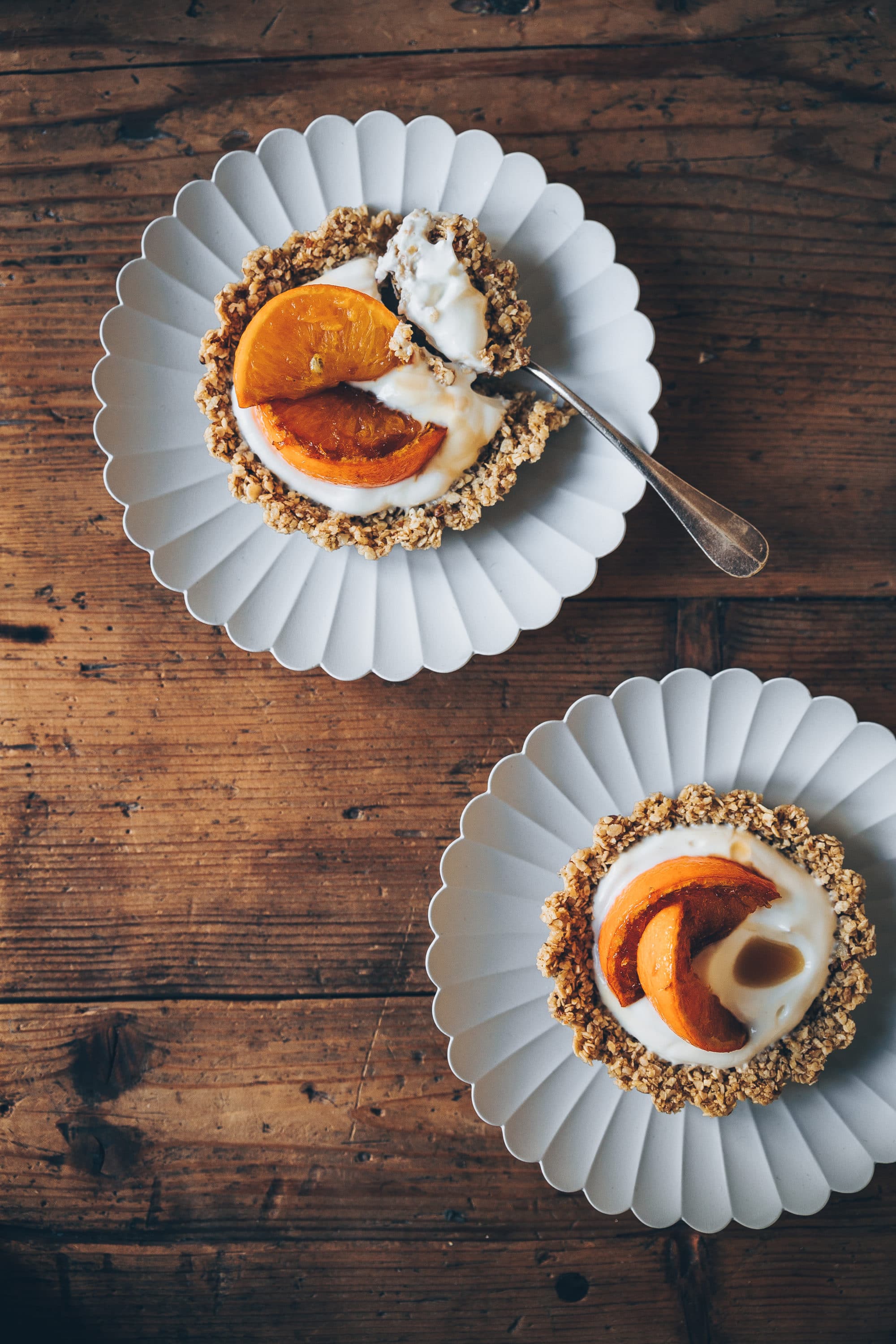 Tartelettes clémentines rôties petit déjeuner