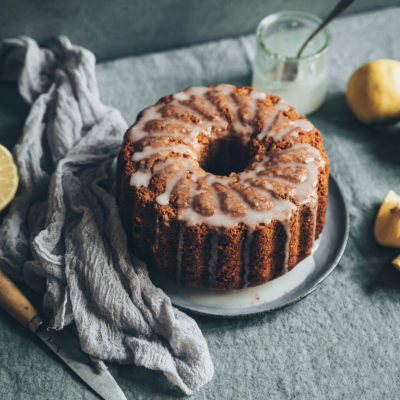 Bundt cake vegan au citron bergamote