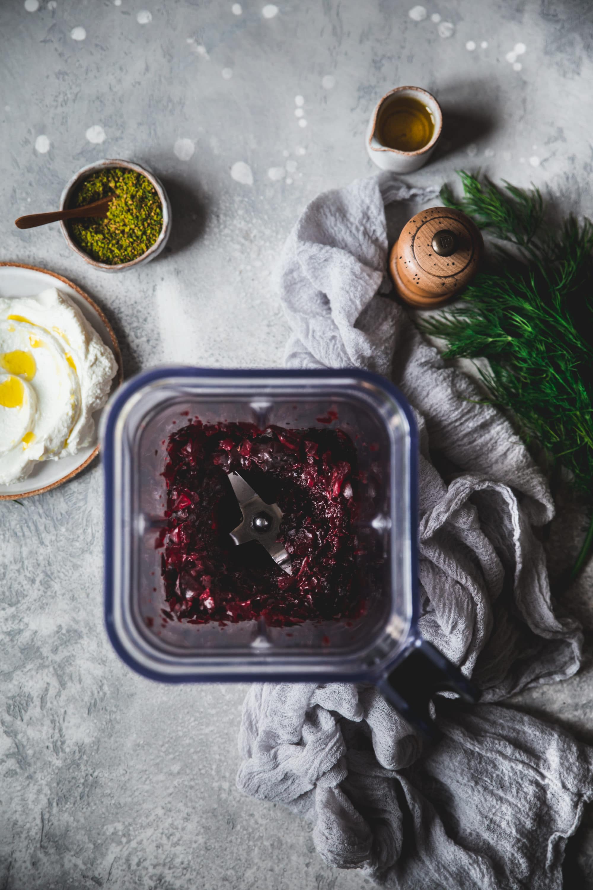 tartare de betteraves salade