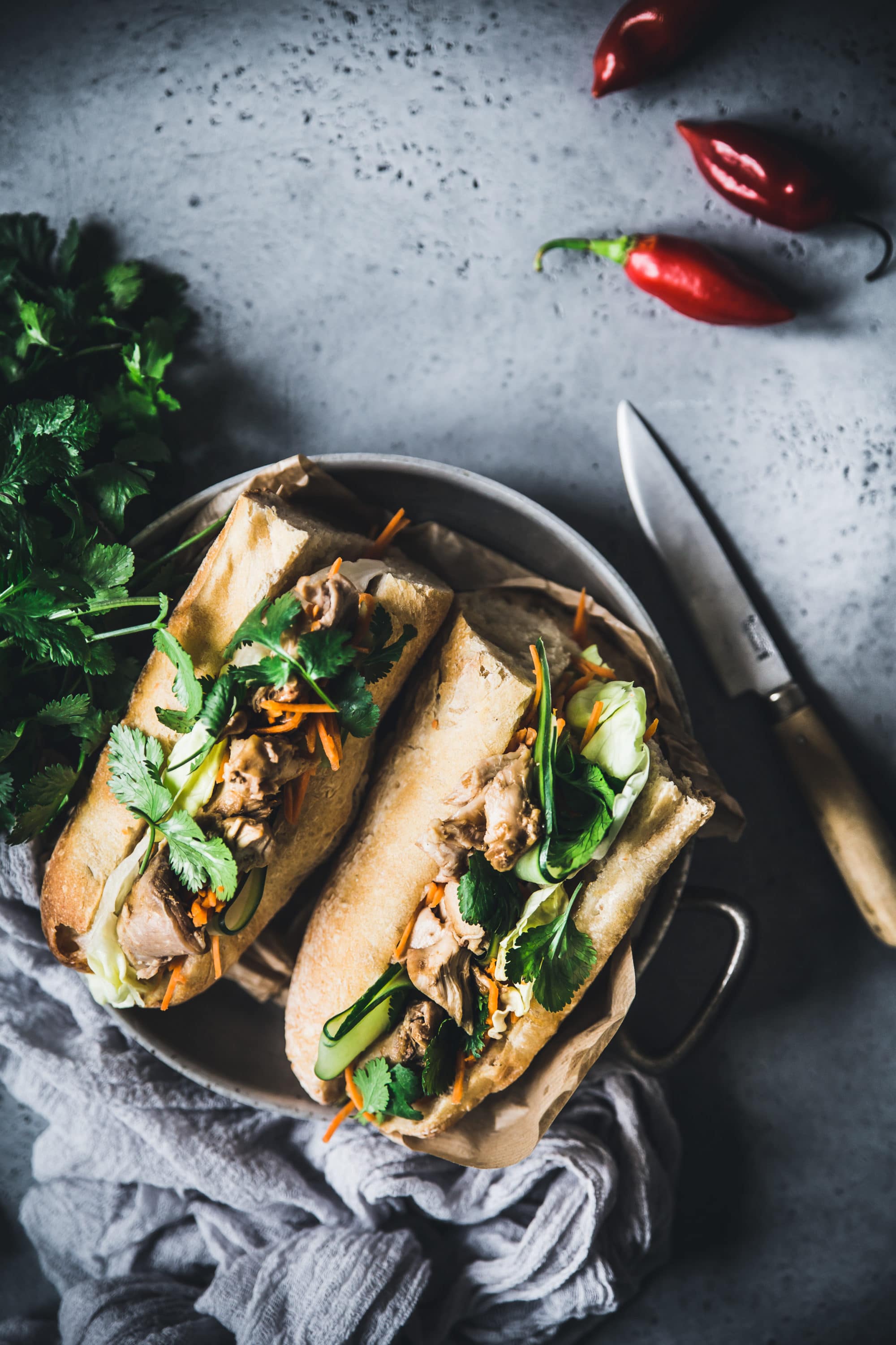 sandwich banh mi lapin