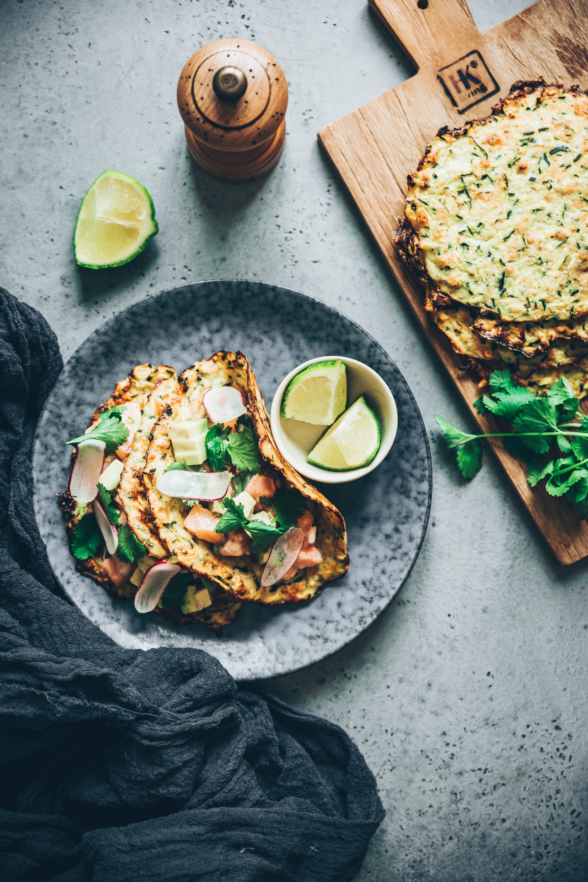 Tacos de courgettes megandcook