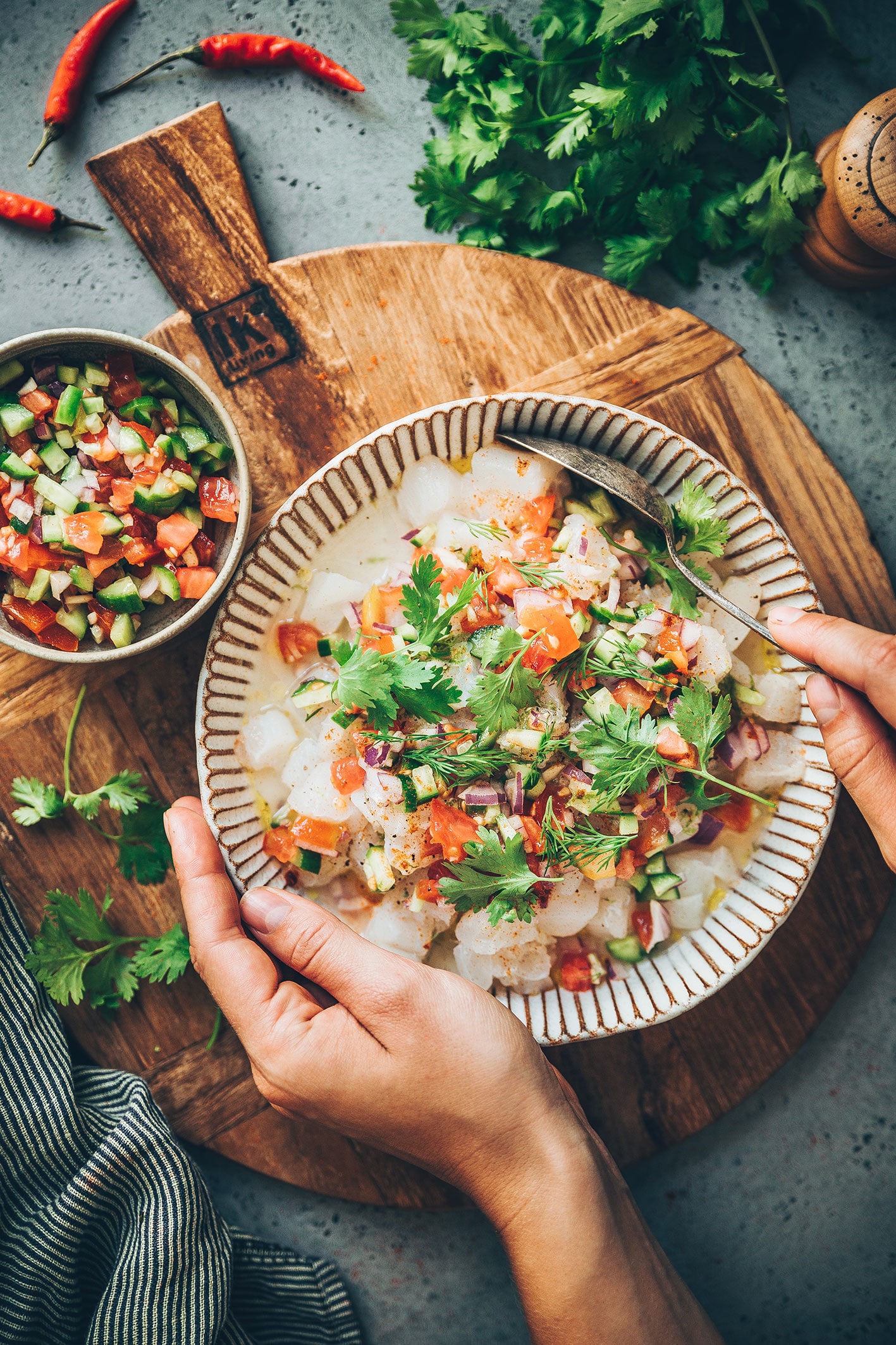 ceviche de cabillaud - megane Arderighi - megandcook - food stylist