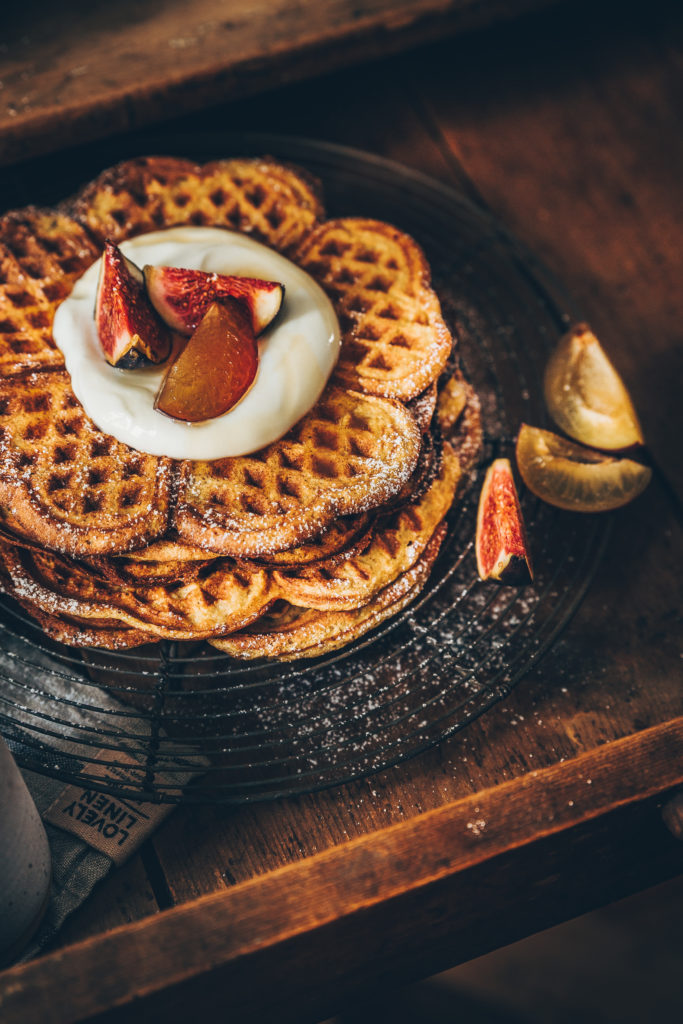 Gaufre potimarron skyr