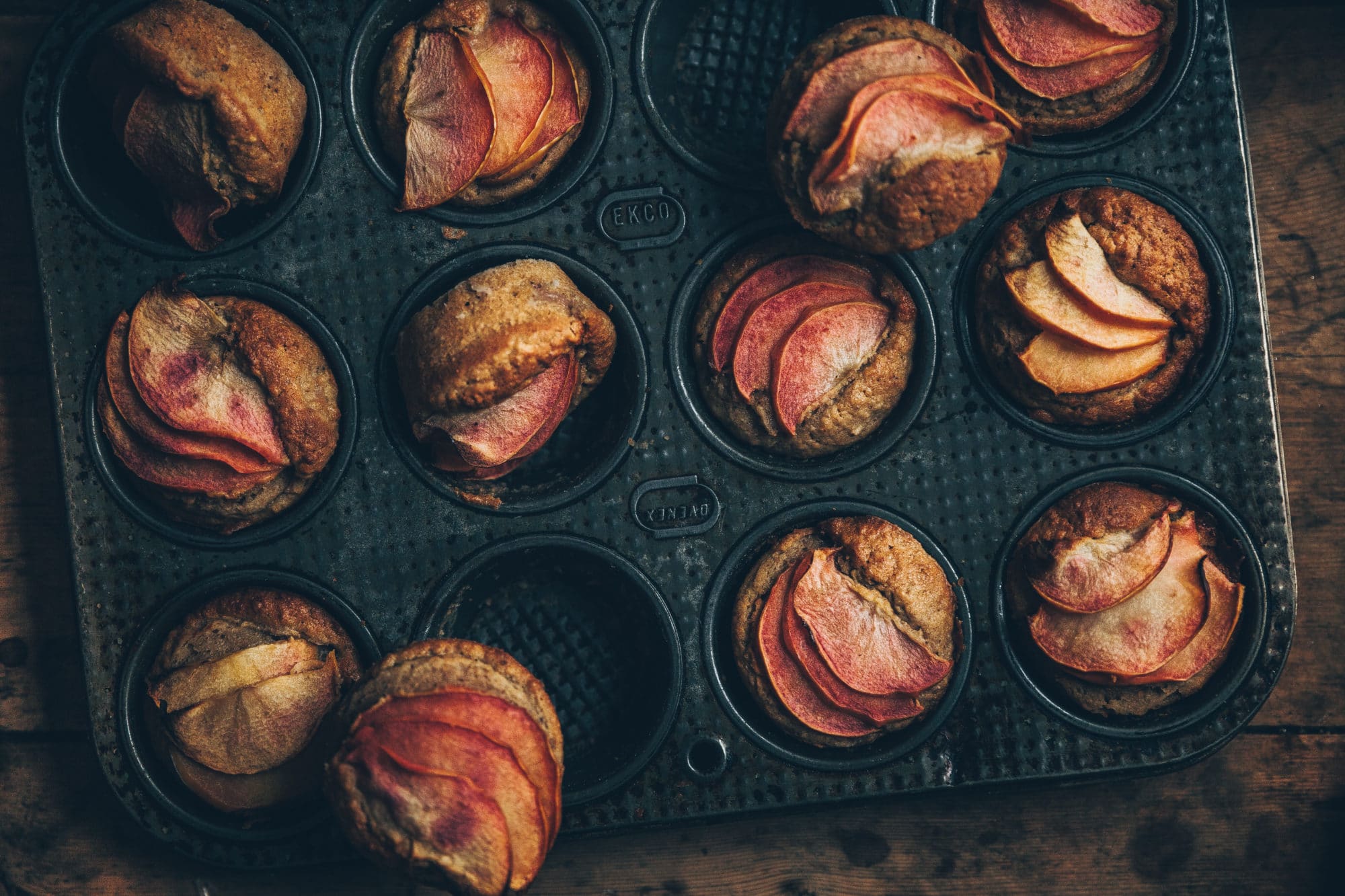 Muffins aux pommes