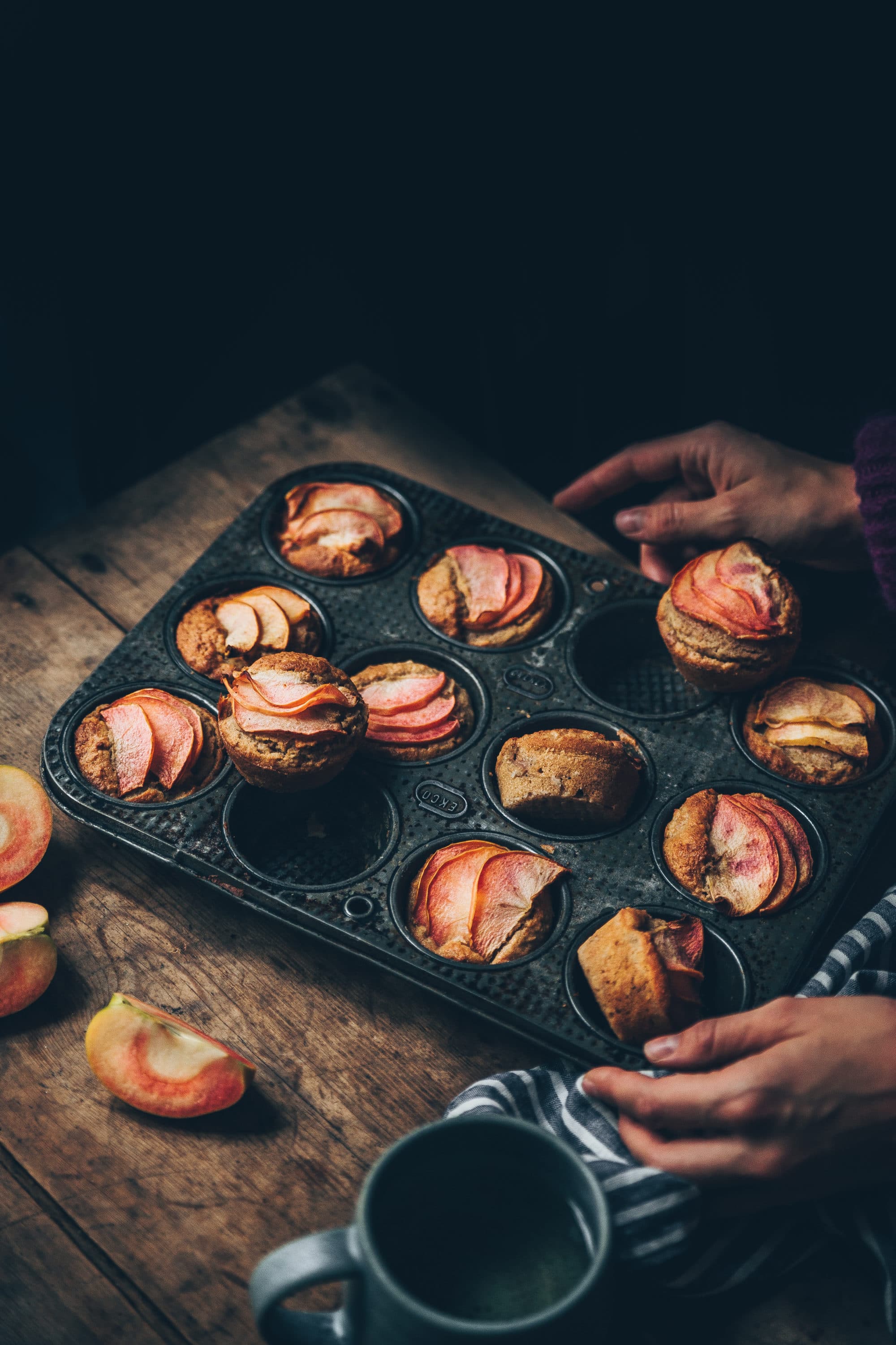 muffins pommes 