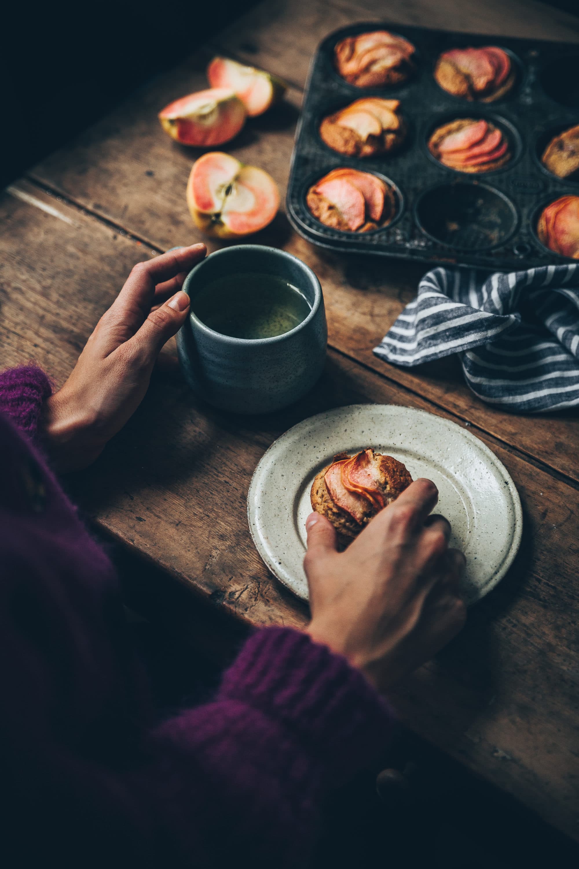 muffins pommes 